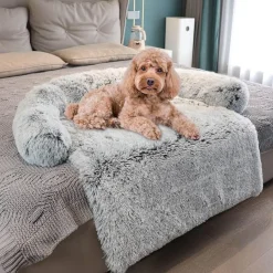 Decor Haustierzubehör|Haustierbetten-Wasserdichter großer Plüsch-Sofabezug für Haustiere – Bettschutz