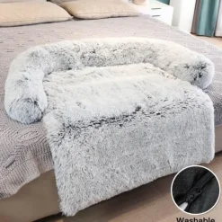 Decor Haustierzubehör|Haustierbetten-Wasserdichter großer Plüsch-Sofabezug für Haustiere – Bettschutz