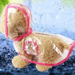 Decor Haustierzubehör-Wasserdichter Hunderegenmantel – Haustierjacke zum Schutz vor nassem Wetter