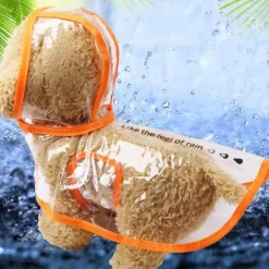 Decor Haustierzubehör-Wasserdichter Hunderegenmantel – Haustierjacke zum Schutz vor nassem Wetter