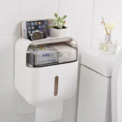 The Blissful Bath Badezimmer-Wasserdichter Toilettenpapierhalter - Badezimmer-Aufbewahrungs-Organizer