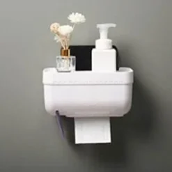 The Blissful Bath Badezimmer-Wasserdichter Toilettenpapierhalter - Badezimmer-Aufbewahrungs-Organizer