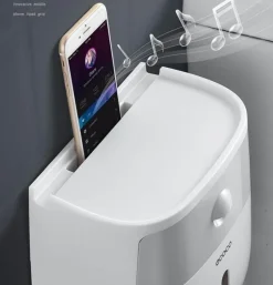 The Blissful Bath Badezimmer-Wasserdichter Toilettenpapierhalter - Badezimmer-Aufbewahrungs-Organizer