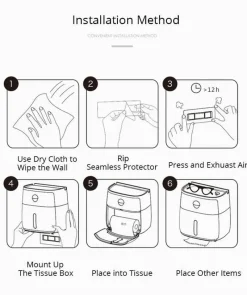 The Blissful Bath Badezimmer-Wasserdichter Toilettenpapierhalter - Badezimmer-Aufbewahrungs-Organizer