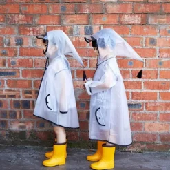 The Decor Haven Babykleidung|Babykleidung-Wasserdichter transparenter Regenmantel für Kinder – süße Regenbekleidung für Kinder