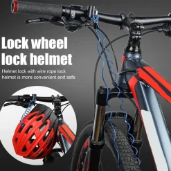 Wild u0026 Free Gear Autozubehör|Automobilindustrie-Wasserdichtes Fahrradhelmschloss – Sicheres Fahrradzubehör