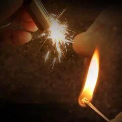 The Outdoor Vault Camping-Werkzeuge|Camping Im Freien-Wasserdichtes Schlüsselanhänger-Feuerzeug – Kompaktes Überlebenswerkzeug