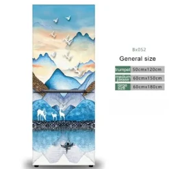 The Culinary Kit Küche & Esszimmer-Wasserfester selbstklebender Kühlschrankaufkleber – stilvolles Küchendekor