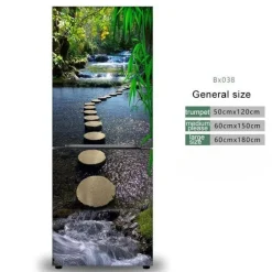 The Culinary Kit Küche & Esszimmer-Wasserfester selbstklebender Kühlschrankaufkleber – stilvolles Küchendekor