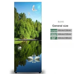 The Culinary Kit Küche & Esszimmer-Wasserfester selbstklebender Kühlschrankaufkleber – stilvolles Küchendekor