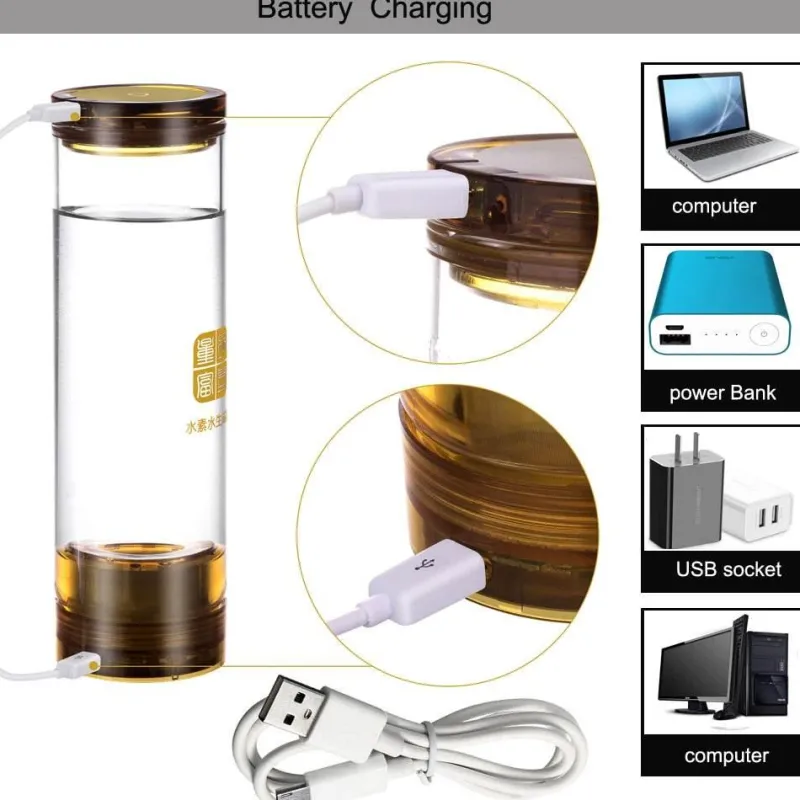 The Relaxation Nook Gesundheits-Gadgets|Gesundheits- Und Entspannungstools-Wassergenerator mit hohem Wasserstoffgehalt - Japanischer Wasserreiniger