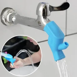 Tranquil Waters Badezimmer-Wasserhahnverlängerung für Kinder – Elastischer Wasserhahnadapter