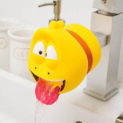 Tranquil Waters Badezimmer-Wasserhahnverlängerung für Kinder, Cartoon-Fisch, lustiges Badezubehör