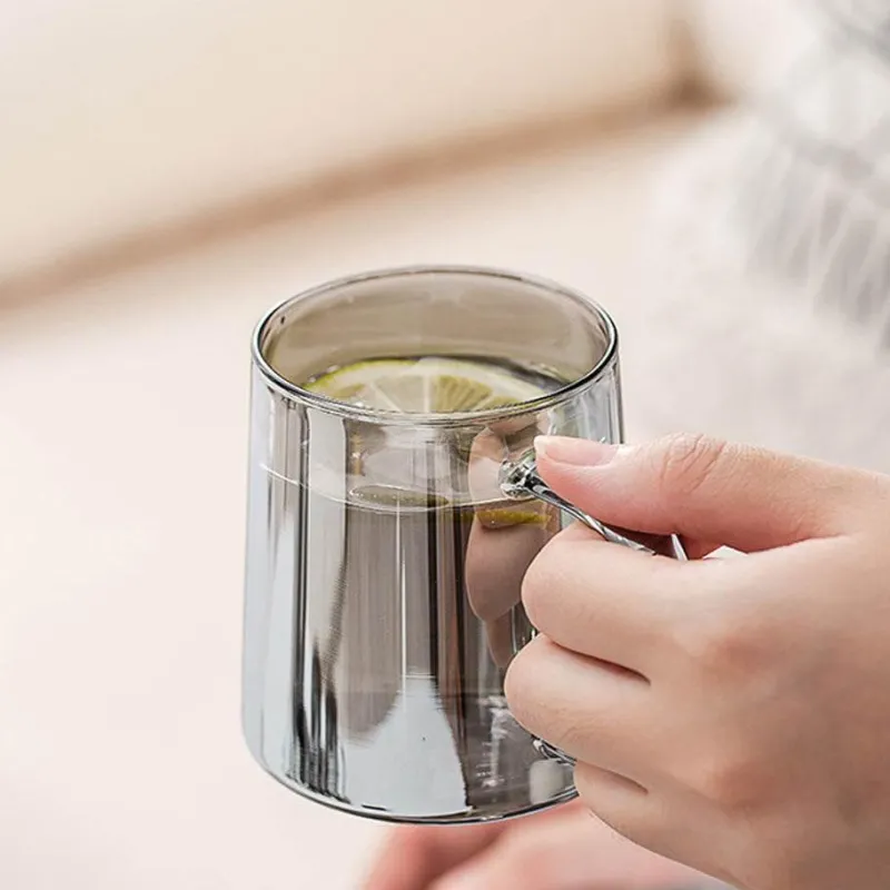 The Cozy Mug Küche & Esszimmer-Wasserkrug und Tassenset aus Glas – Elegantes Trinkgeschirr