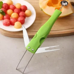 The Culinary Kit Küche & Esszimmer-Wassermelonen-Multischneider – Dreifach-Schneidewerkzeug zum einfachen Servieren von Obst