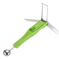 The Culinary Kit Küche & Esszimmer-Wassermelonen-Multischneider – Dreifach-Schneidewerkzeug zum einfachen Servieren von Obst