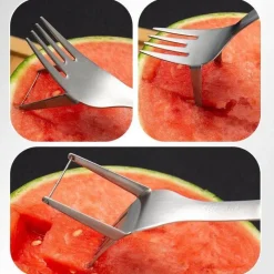 The Culinary Kit Küche & Esszimmer-Wassermelonenschneider - Einfache Obstschneidegabel