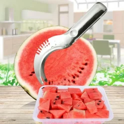 The Decor Haven Küche & Esszimmer-Wassermelonenschneider – Obstschneider zum einfachen Servieren