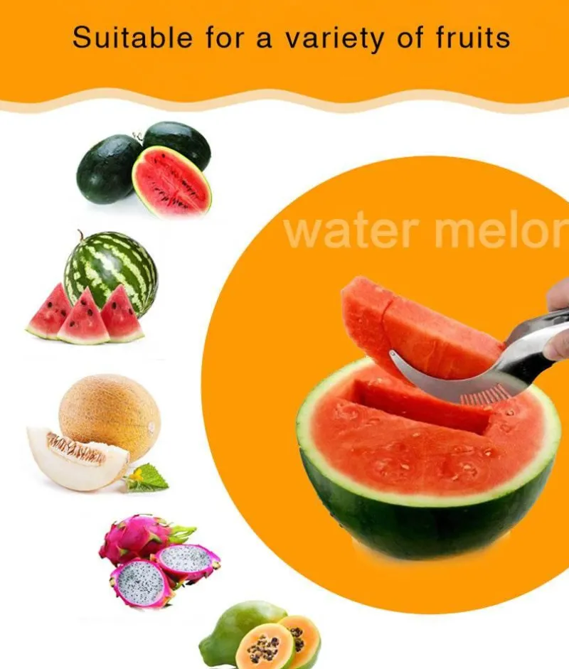 The Decor Haven Küche & Esszimmer-Wassermelonenschneider – Obstschneider zum einfachen Servieren