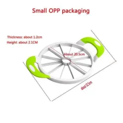 The Decor Haven Küche & Esszimmer-Wassermelonenschneider aus Edelstahl – Obstschneidewerkzeug