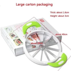 The Decor Haven Küche & Esszimmer-Wassermelonenschneider aus Edelstahl – Obstschneidewerkzeug