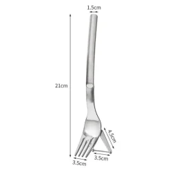 Tom Küche & Esszimmer-Wassermelonenschneider-Gabel - Schneidwerkzeug aus Edelstahl