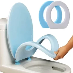 The Blissful Bath Badezimmer-Waterproof Toilet Seat Pad - Comfortable Bathroom Cushion