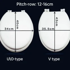 The Blissful Bath Badezimmer-Waterproof Toilet Seat Pad - Comfortable Bathroom Cushion