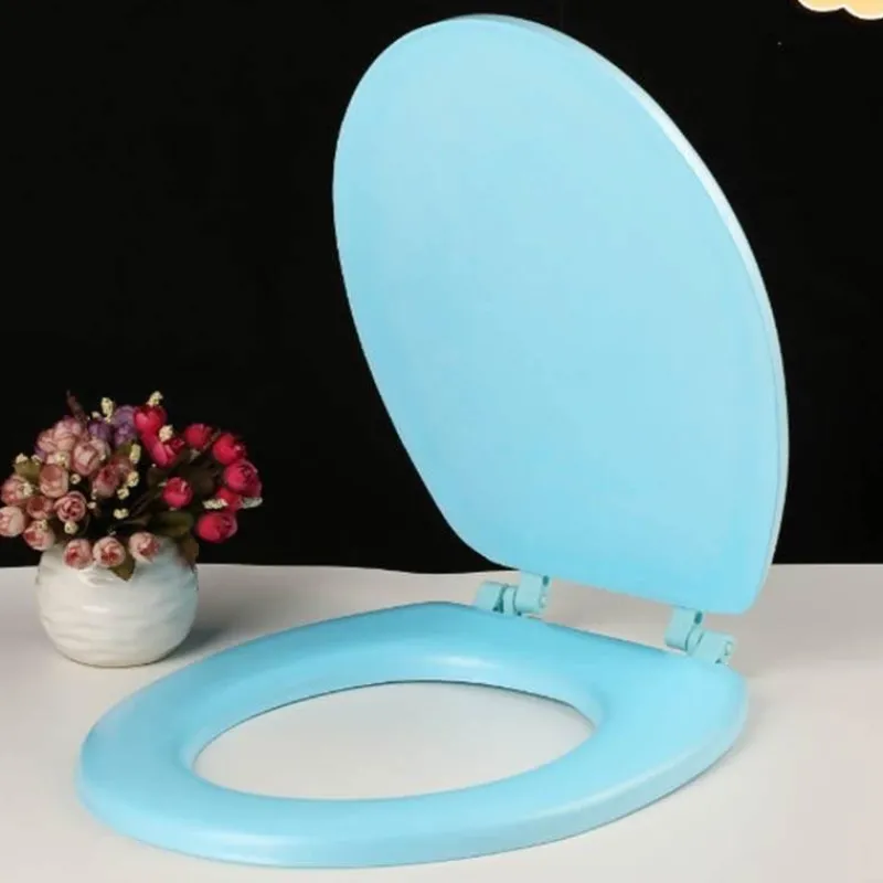 The Blissful Bath Badezimmer-Waterproof Toilet Seat Pad - Comfortable Bathroom Cushion
