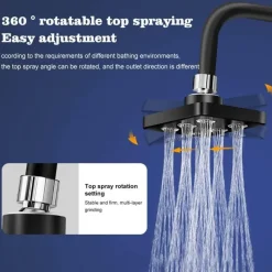 The Blissful Bath Badezimmer-Water-Saving Mini Rainfall Shower Head - Cloud Design