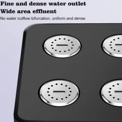 The Blissful Bath Badezimmer-Water-Saving Mini Rainfall Shower Head - Cloud Design