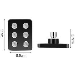 The Blissful Bath Badezimmer-Water-Saving Mini Rainfall Shower Head - Cloud Design