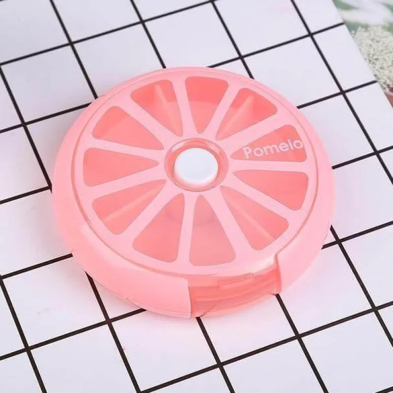 Decor Gesundheits- Und Entspannungstools-Wöchentliches Pillendosen-Set – 2 drehbare Medikamentenboxen