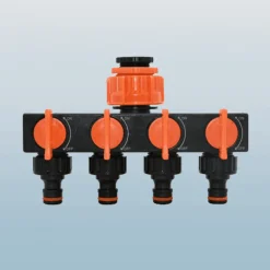 Adventure Basecamp Camping Im Freien|Gadgets Für Zuhause-4-Wege-Wasserverteiler für den Gartenhahn – Schlauchverbinder-Bewässerungssystem