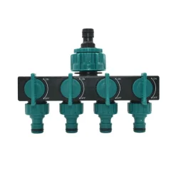 Adventure Basecamp Camping Im Freien|Gadgets Für Zuhause-4-Wege-Wasserverteiler für den Gartenhahn – Schlauchverbinder-Bewässerungssystem