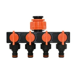 Adventure Basecamp Camping Im Freien|Gadgets Für Zuhause-4-Wege-Wasserverteiler für den Gartenhahn – Schlauchverbinder-Bewässerungssystem