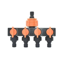 Adventure Basecamp Camping Im Freien|Gadgets Für Zuhause-4-Wege-Wasserverteiler für den Gartenhahn – Schlauchverbinder-Bewässerungssystem