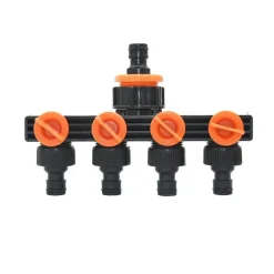 Adventure Basecamp Camping Im Freien|Gadgets Für Zuhause-4-Wege-Wasserverteiler für den Gartenhahn – Schlauchverbinder-Bewässerungssystem