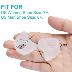 The Relaxation Nook Männerpflege|Frauenpflege-Weicher Zehentrenner – bequemes Fußausrichtungswerkzeug