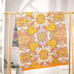 Wrap u0026 Relax Bettzeug-Weiches Badetuch aus Baumwollgaze – saugfähig, 80 x 160 cm