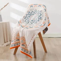 Wrap u0026 Relax Bettzeug-Weiches, schnelltrocknendes Badetuch aus Baumwolle – 70 x 140 cm