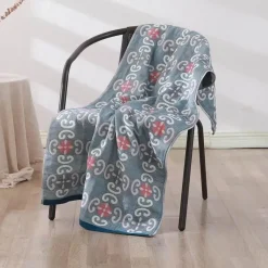 Wrap u0026 Relax Bettzeug-Weiches, schnelltrocknendes Badetuch aus Baumwolle – 70 x 140 cm