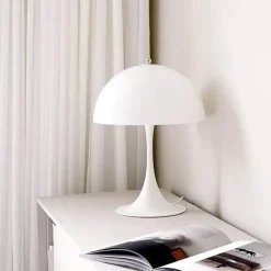 Bright Accents Beleuchtung-Weiße Pilzlampe - Romantische Dekobeleuchtung