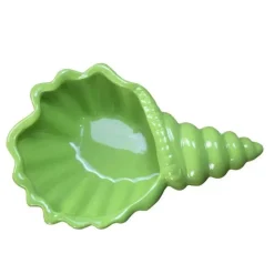 Feast u0026 Flair Küche & Esszimmer-Weißes Conch-Teller-Set – elegantes Porzellangeschirr für Snacks und Desserts