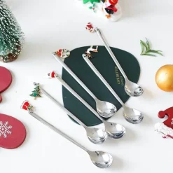 The Culinary Kit Küche & Esszimmer-Weihnachtsgeschirr-Set – 4-teiliges Geschirrset mit „Beste Wünsche“-Design