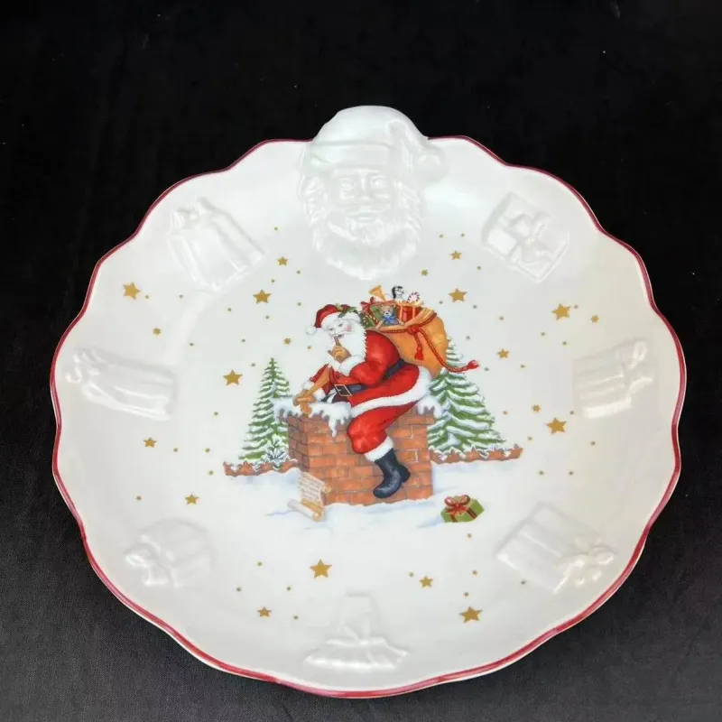 Elegance at the Table Küche & Esszimmer-Weihnachtsgeschirr-Set - Teller, Tassen, Schüsseln