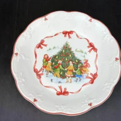 Elegance at the Table Küche & Esszimmer-Weihnachtsgeschirr-Set - Teller, Tassen, Schüsseln