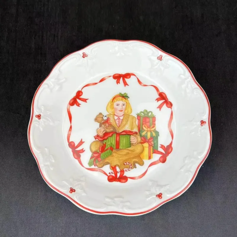 Elegance at the Table Küche & Esszimmer-Weihnachtsgeschirr-Set - Teller, Tassen, Schüsseln