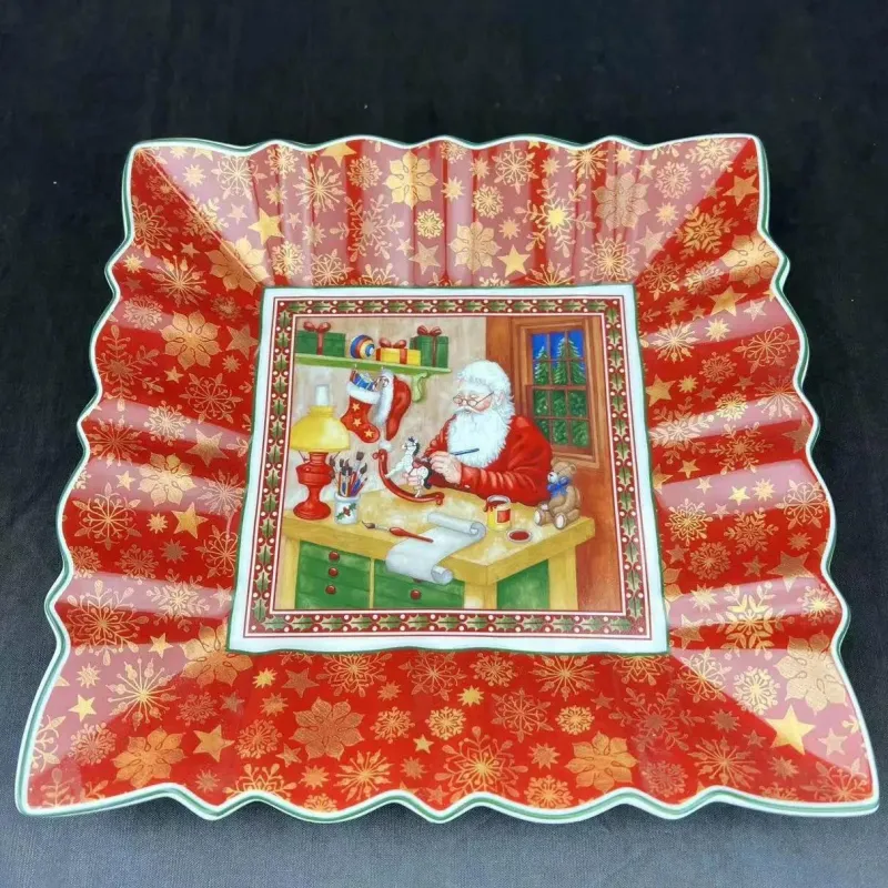 Elegance at the Table Küche & Esszimmer-Weihnachtsgeschirr-Set - Teller, Tassen, Schüsseln