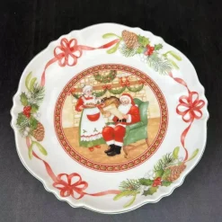 Elegance at the Table Küche & Esszimmer-Weihnachtsgeschirr-Set - Teller, Tassen, Schüsseln